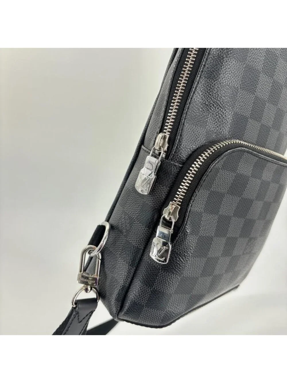 Louis Vuitton Damier Graphite Sling Bag Black